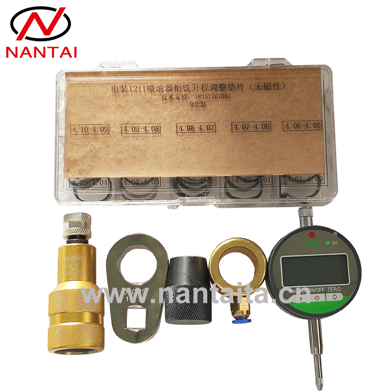 No.1151 DENSO1211 injectpr Dismounting tools with valve measure set & shims