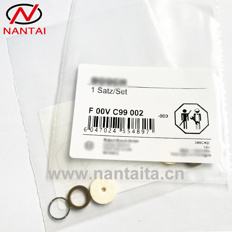 Common Rail Injector Repair Kit F00VC99002 (3pcs) Steel Ball Gasket