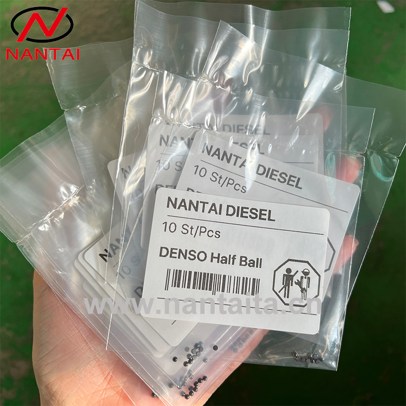 Common Rail Diesel Fuel Injector Valve Half Ball Auto Engine Diesel Fuel Injection Adjusting Ball For DENSO Injectors